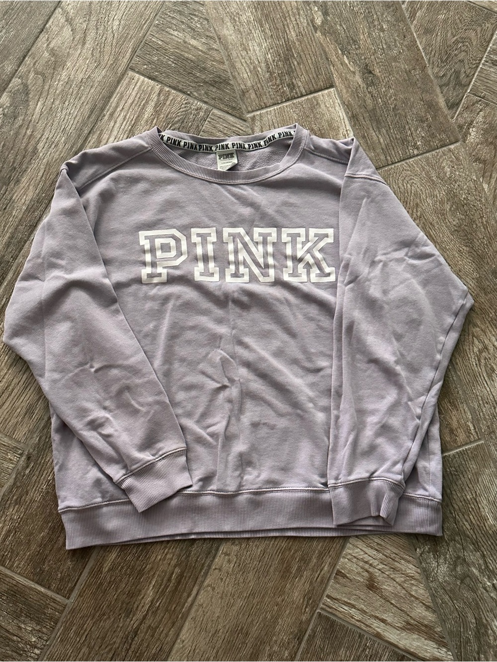 Victoria's Secret PINK Lavender Crewneck Sweatshirt